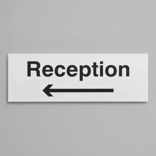 Reception arrow left