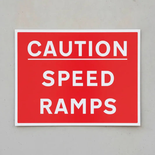 Caution speed ramps