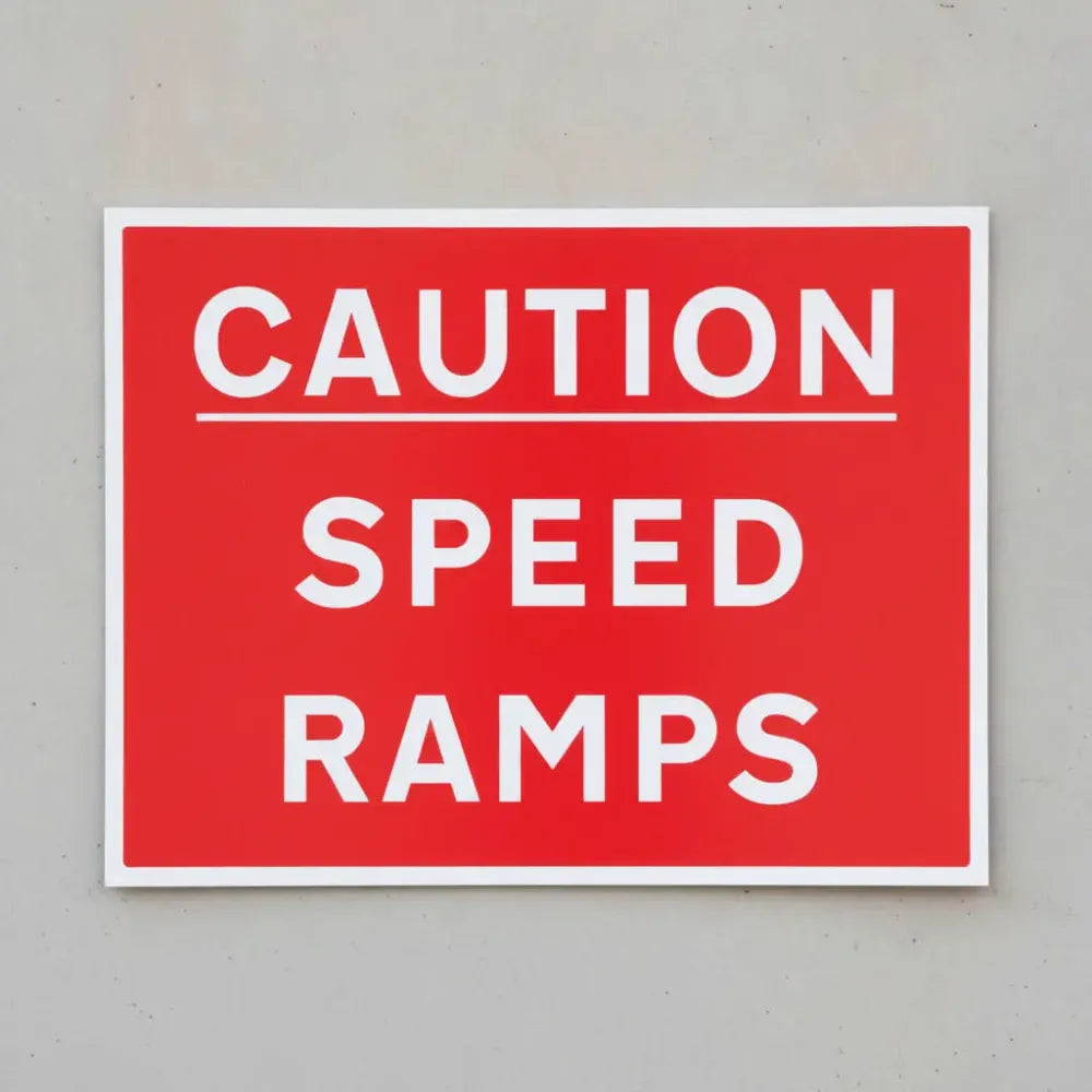 Caution speed ramps
