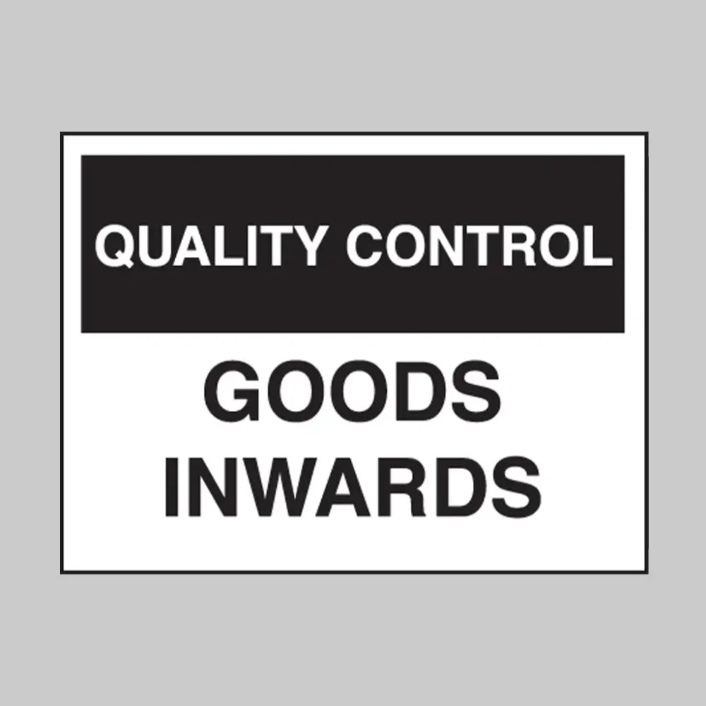 Quality Control Goods Inwards