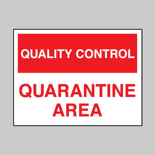 Quality Control Quarantine Area