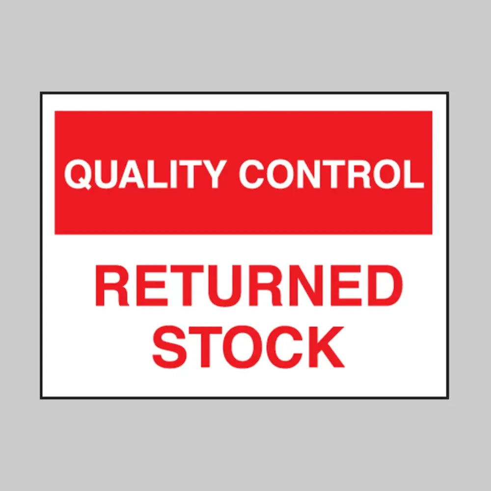 Quality Control Returned Stock