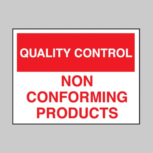 Quality Control Non-Conforming Products