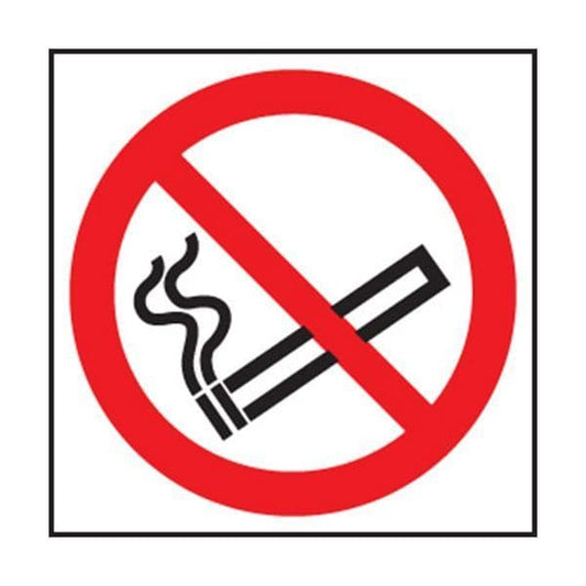83017F No smoking symbol sign - Quick-Fix with SAV Backing (200x200mm)
