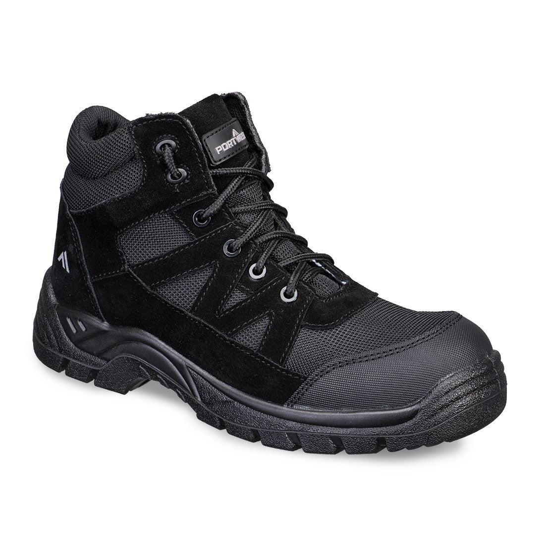 FC20 Composite Textile and Suede Ankle Boot S1PL SR FO - Black