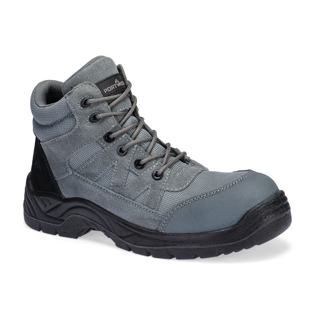 FC20 Composite Textile and Suede Ankle Boot S1PL SR FO - Metal Grey