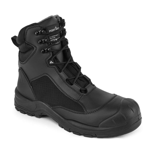 FC26 Occupational Action Leather High Boot O7S HRO SR FO SC - Black