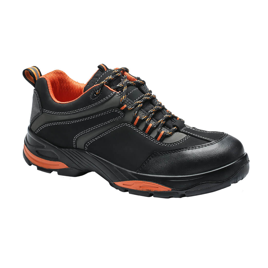 FC61 Composite Nubuck Leather Low Shoe S3S HRO FO SR - Black