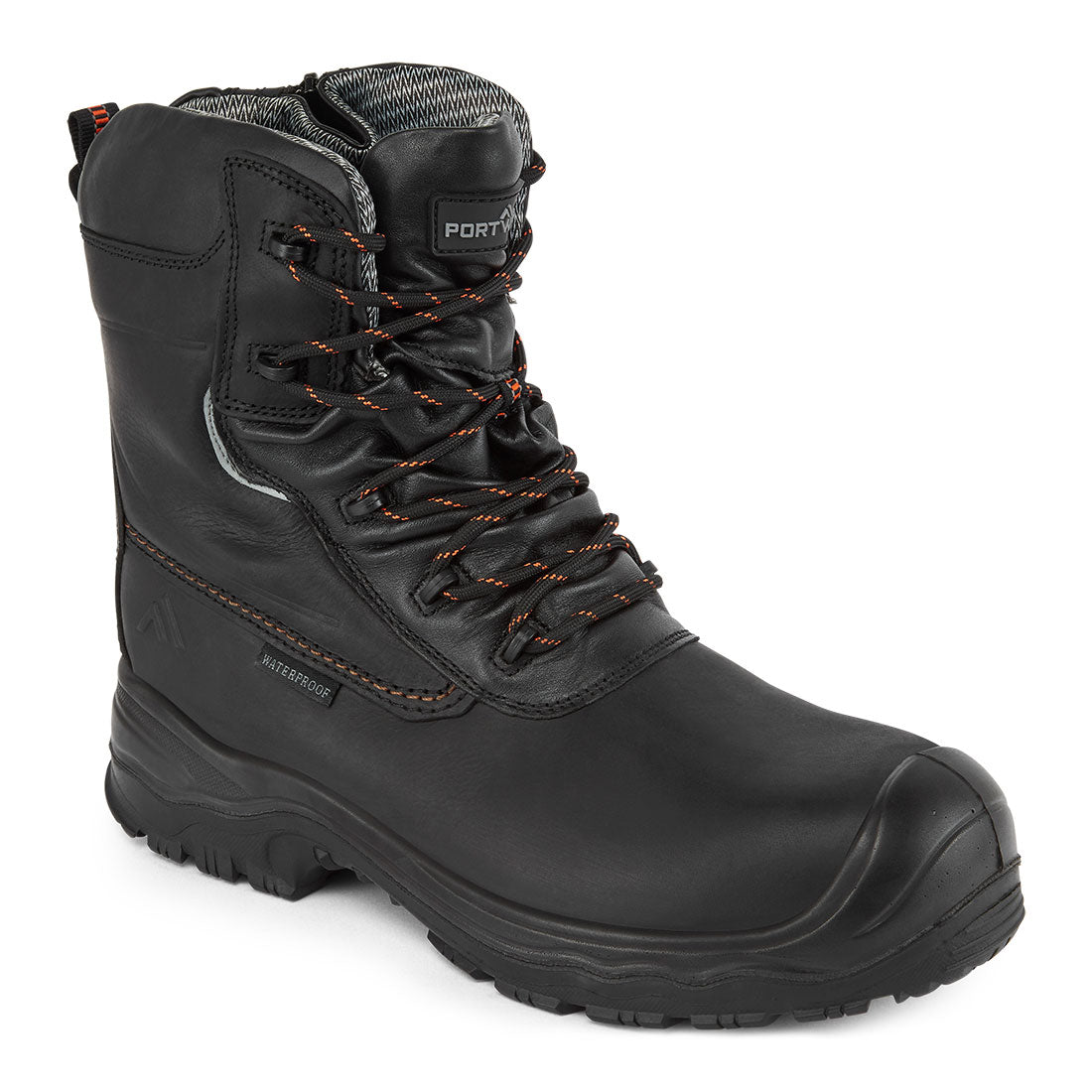 FD02 Composite Leather Traction Boot 7" S7L ESD HRO CI FO - Black