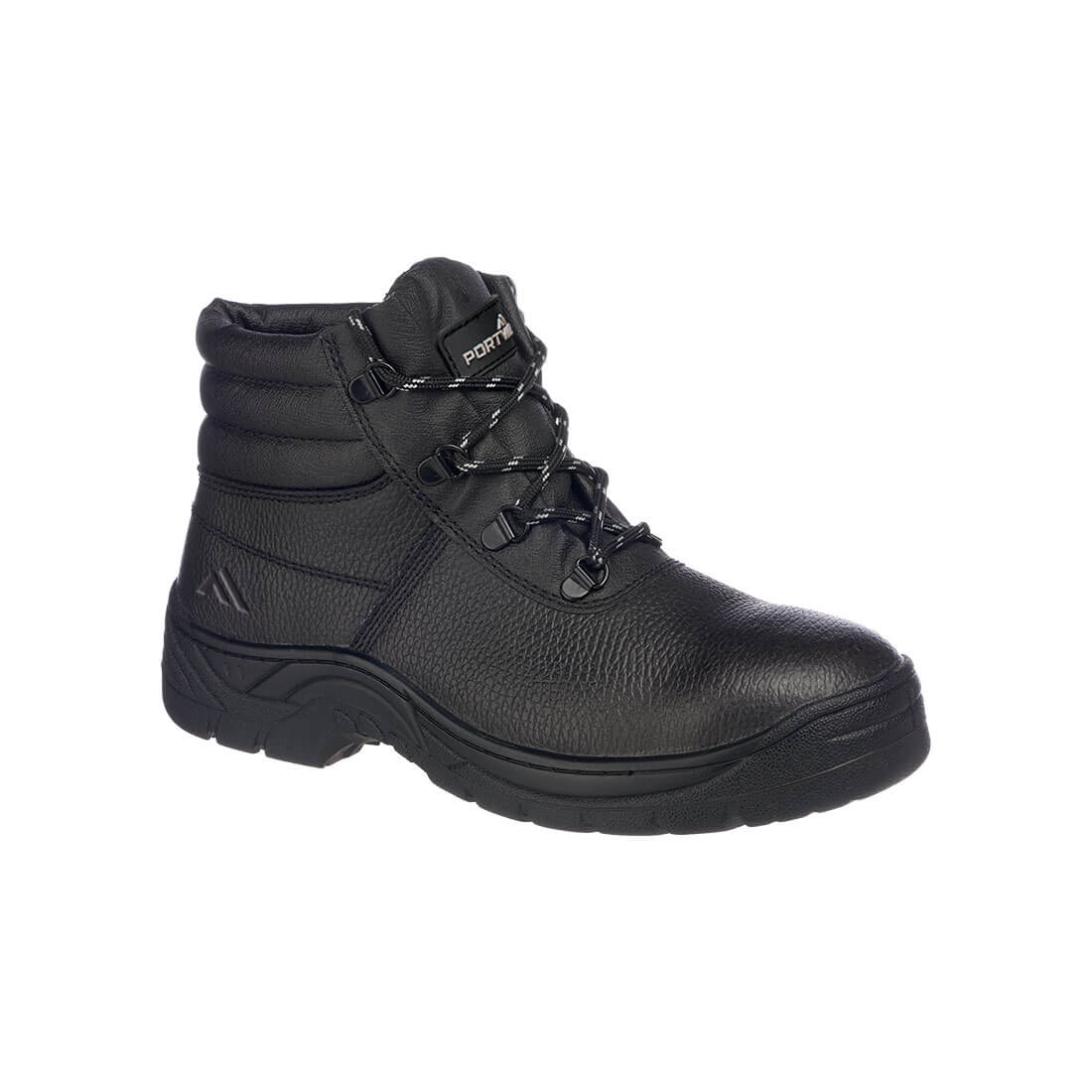 FD03 Steel Leather Ankle Boot S3 HRO SRC - Black