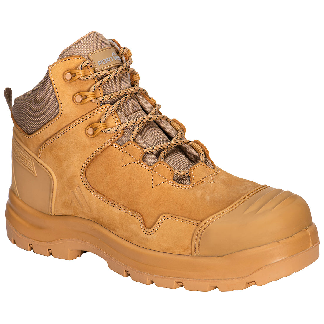 FD04 Composite Nubuck Leather Mid Boot S3S HRO SR FO SC LG - Wheat