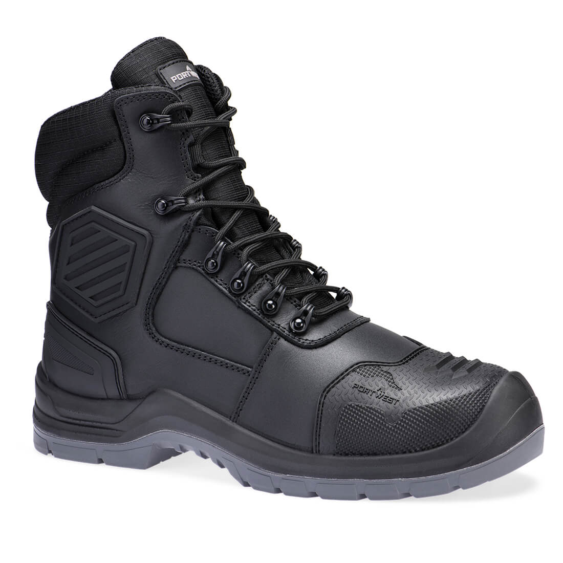FD25 Composite Leather Mid Boot S7L HRO M CI LG SC AN SR FO - Black