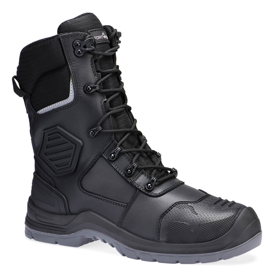 FD26 Composite Leather High Boot S7L HRO M CI LG SC AN SR FO - Black