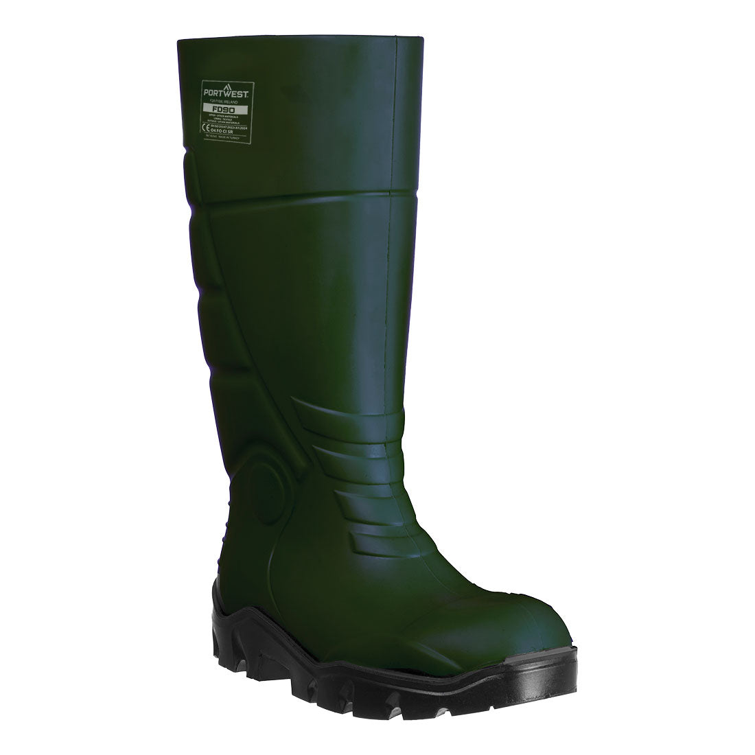 FD90 Occupational PU Wellington O4 FO CI SR - Green