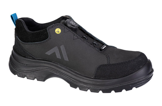 FE03 Composite Action Nubuck Low Shoe S3S ESD SR FO - Black/Blue