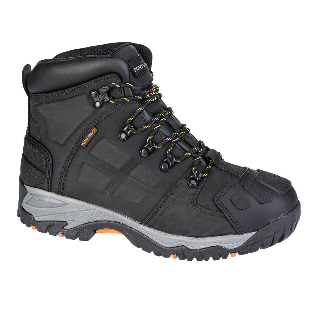 FT05 Steel Leather Ankle Boot S7 HRO CI LG SR SC FO - Black