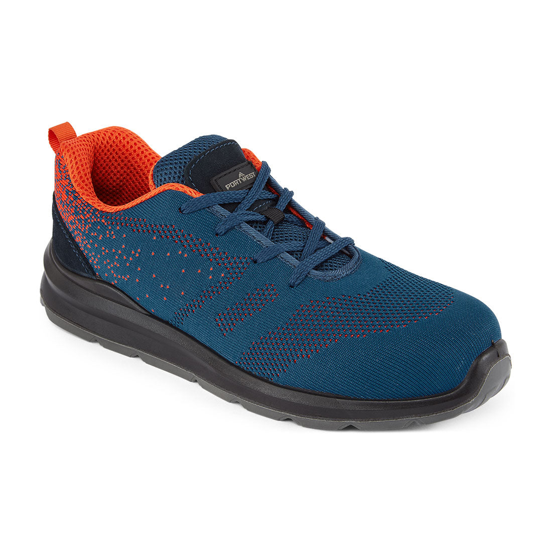 FT25 Steel Textile Trainer S1P FO SR - Blue/Orange