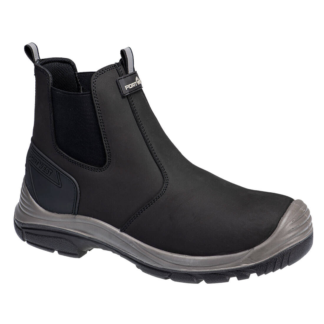 FV02 Steel Action Nubuck Dealer Boot S7 SC FO SR - Black/Grey