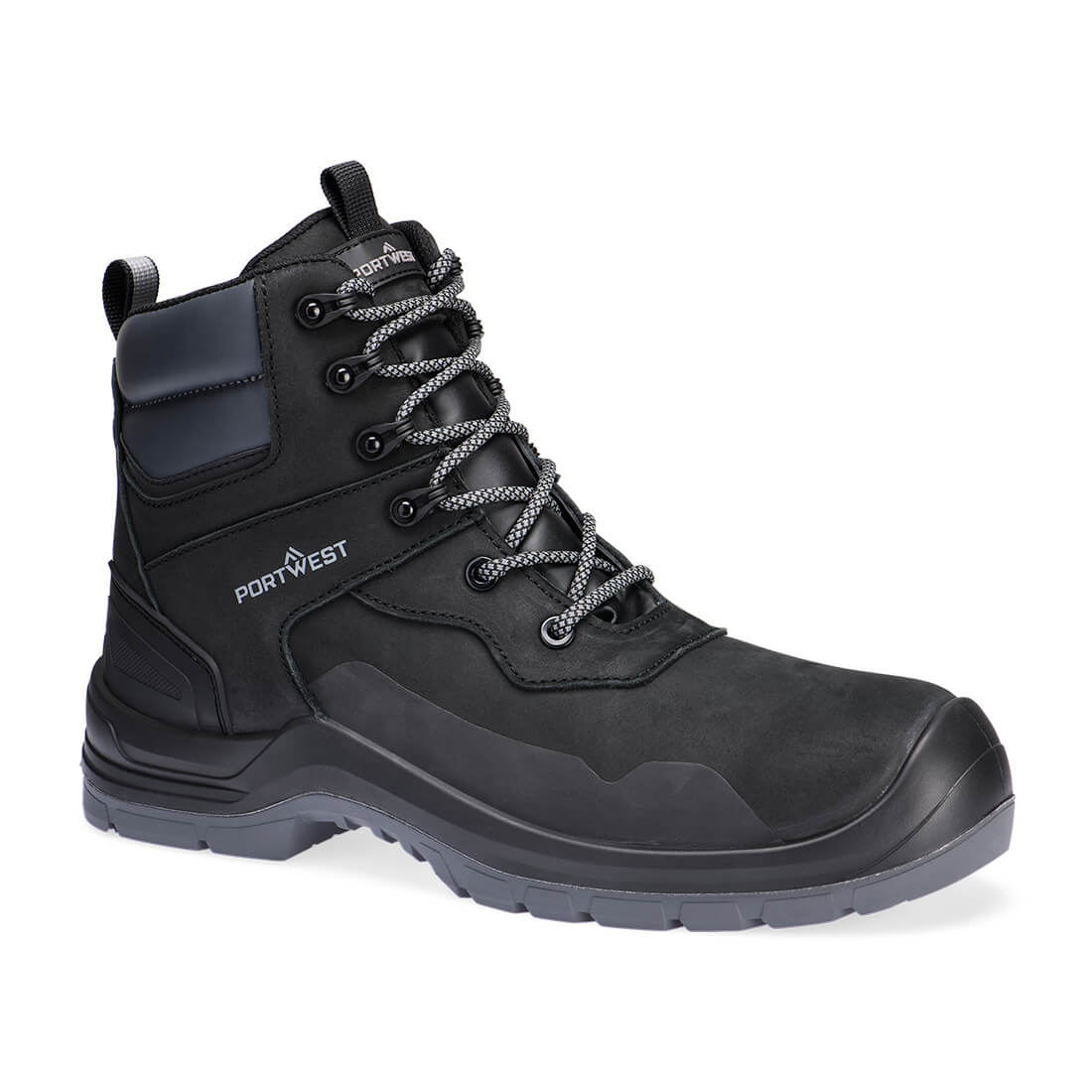 FV06 Composite Nubuck Mid Boot S7L LG FO SR SC - Black