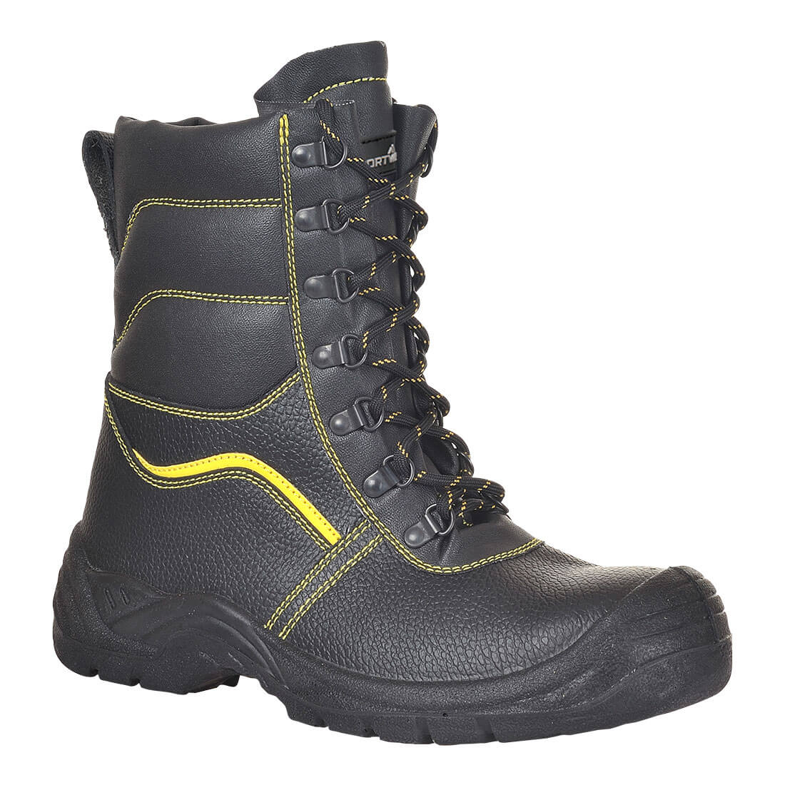 FW05 Steel Split Leather Winter Boot S3 SR CI - Black