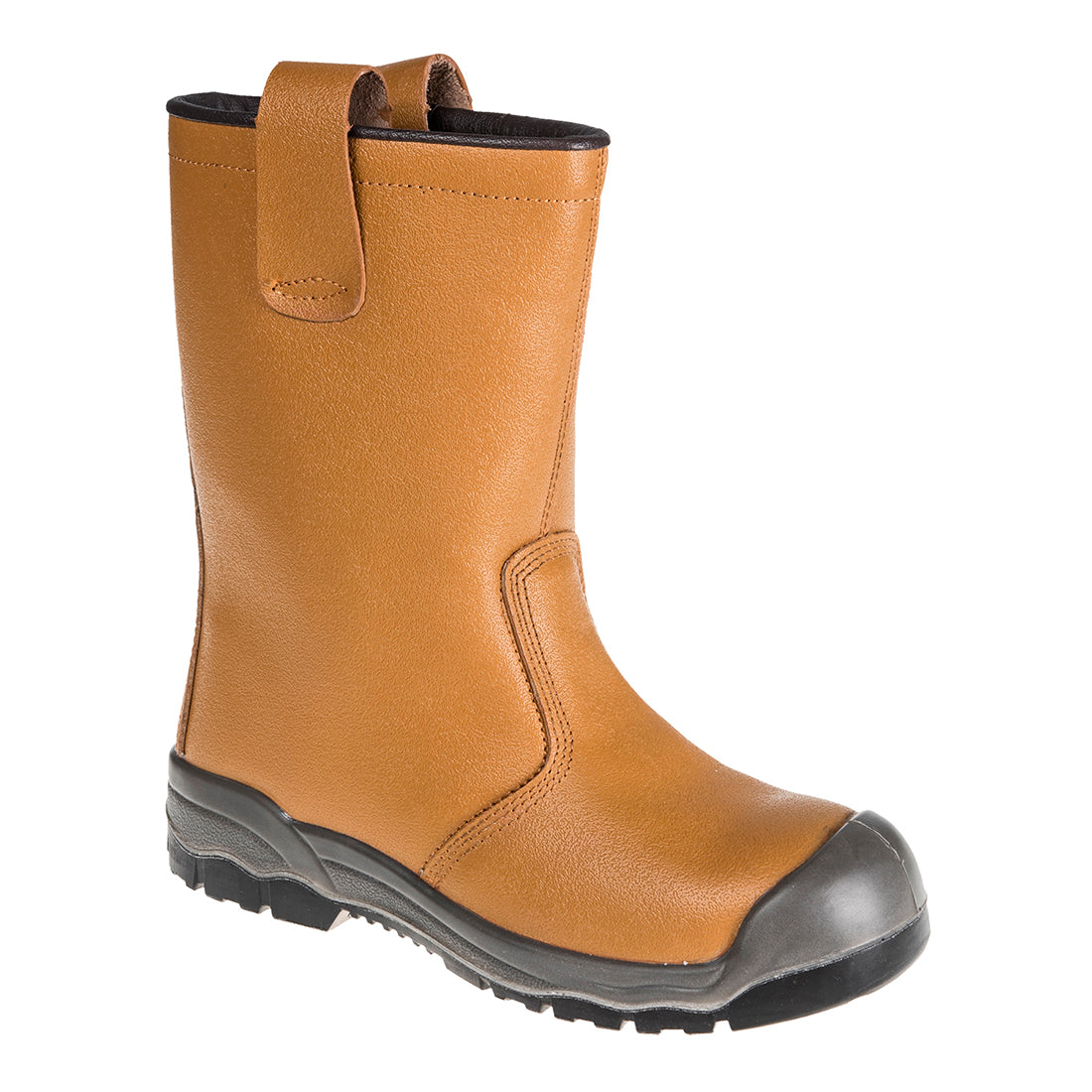 FW13 Steel Action Leather Rigger Boot S1P SR - Tan