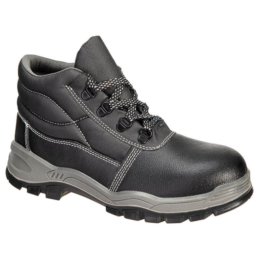 FW23 Steel Action Leather Mid Boot S3 SR FO - Black