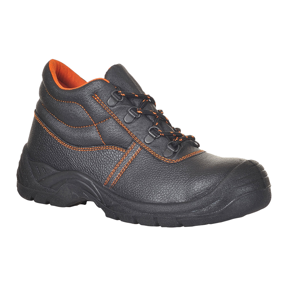 FW24 Steel Action Leather Mid Boot S3 SRC - Black