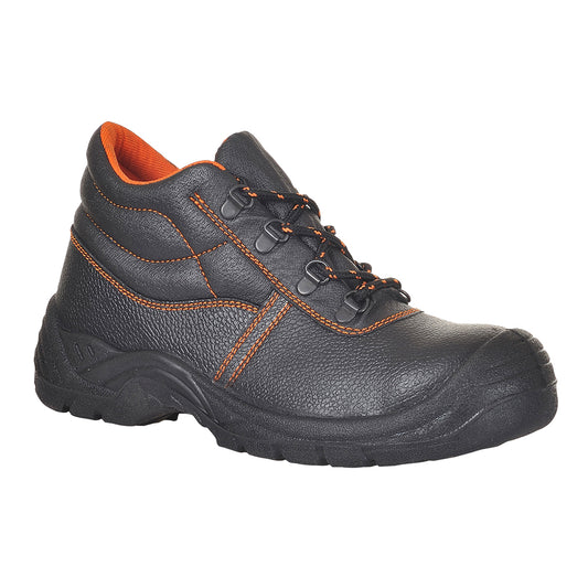 FW24 Steel Action Leather Mid Boot S3 SRC - Black