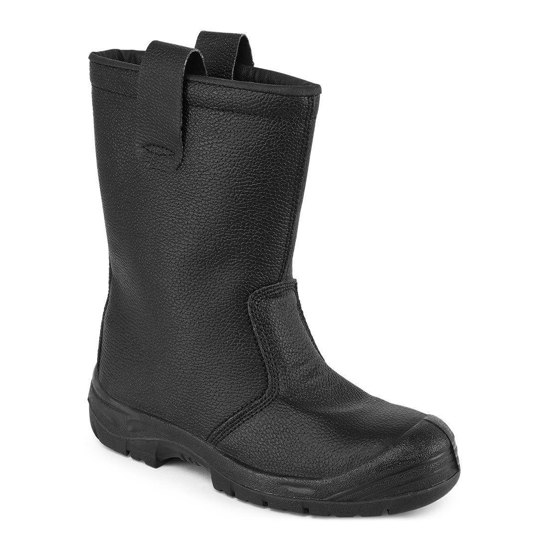 FW29 Steel Leather Rigger Boot S3 SR - Black