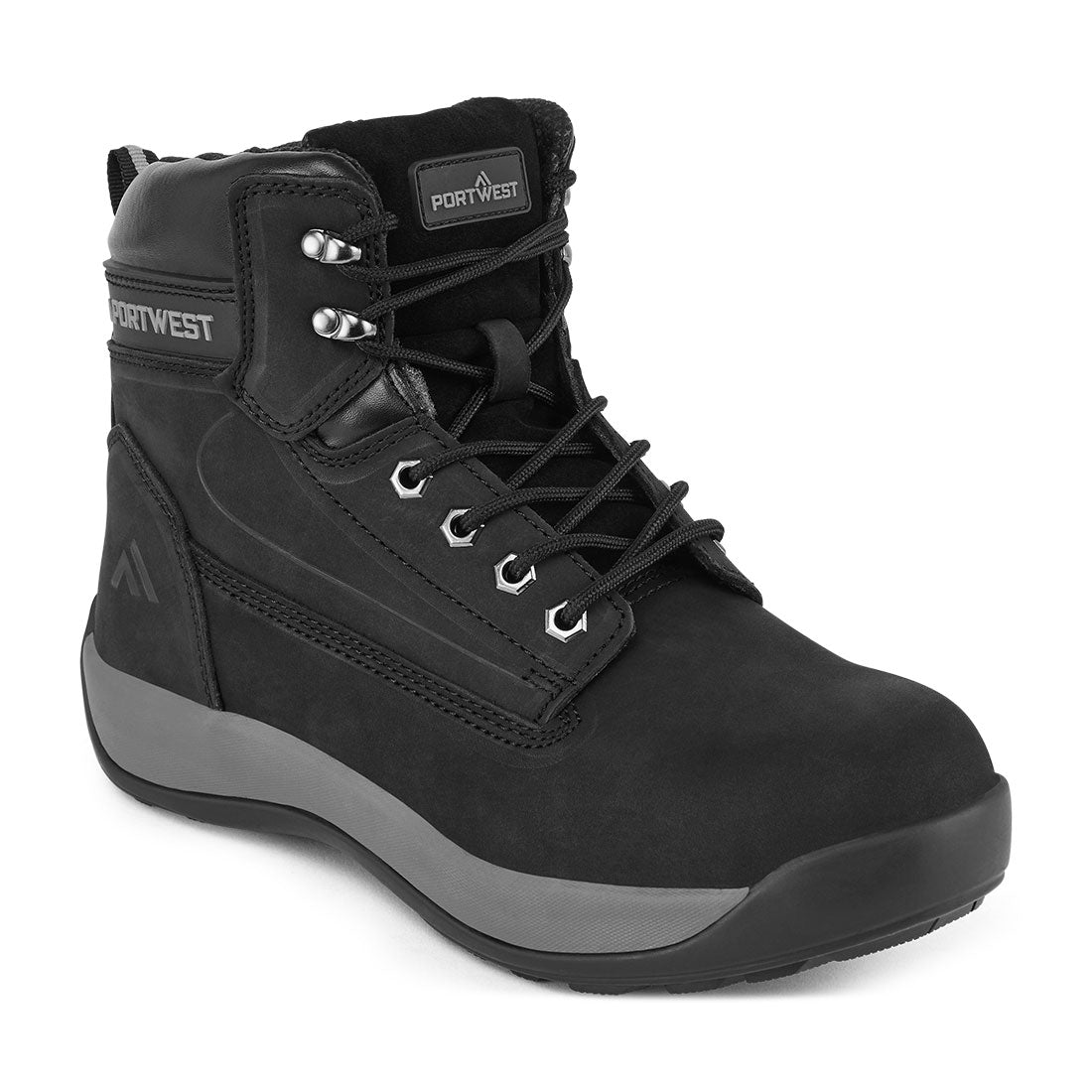 FW32 Steel Nubuck Leather Mid Boot S3 HRO - Black