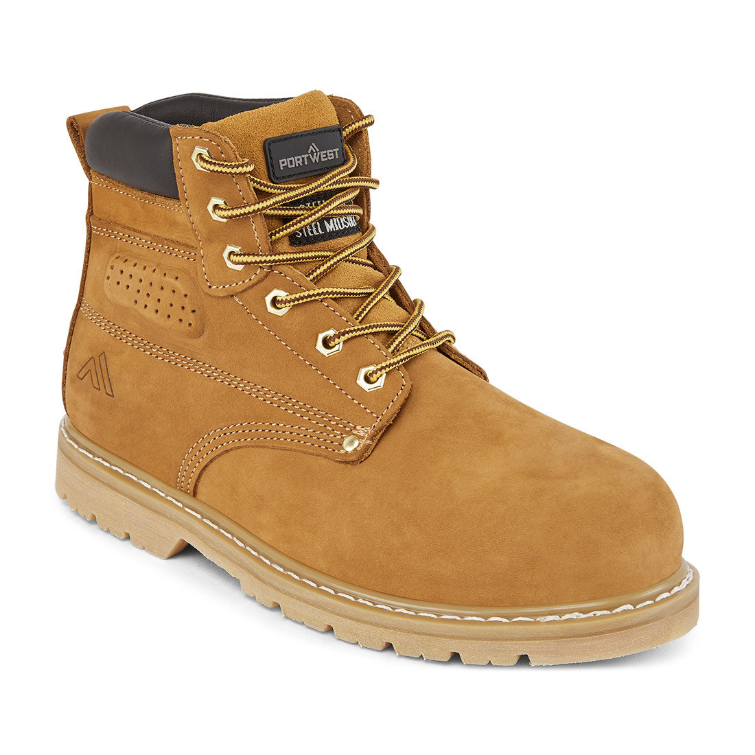 FW35 Steel Nubuck Leather Ankle Boot SBP HRO - Honey