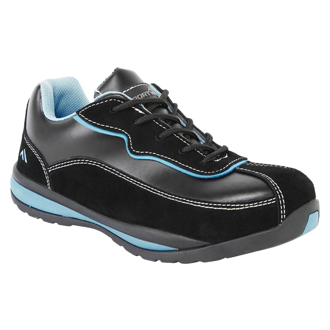 FW39 Steel Leather Trainer S1P HRO SR - Black