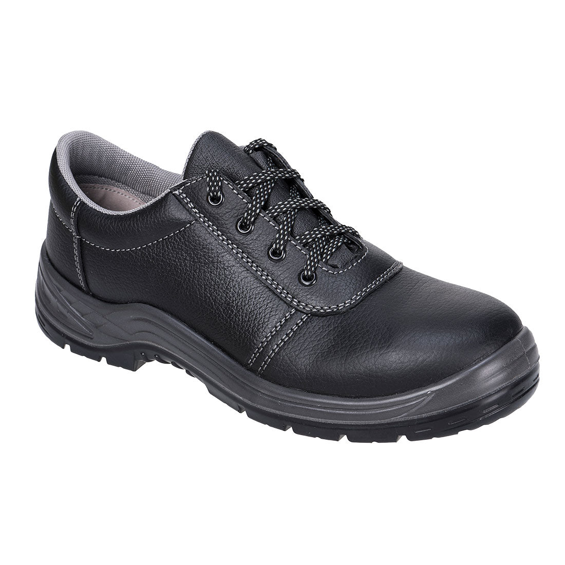 FW43 Steel Leather Low Shoe S3 SRC - Black