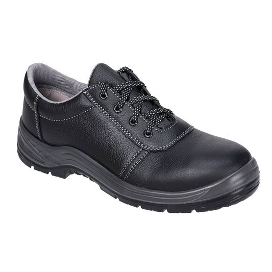 FW43 Steel Leather Low Shoe S3 SRC - Black