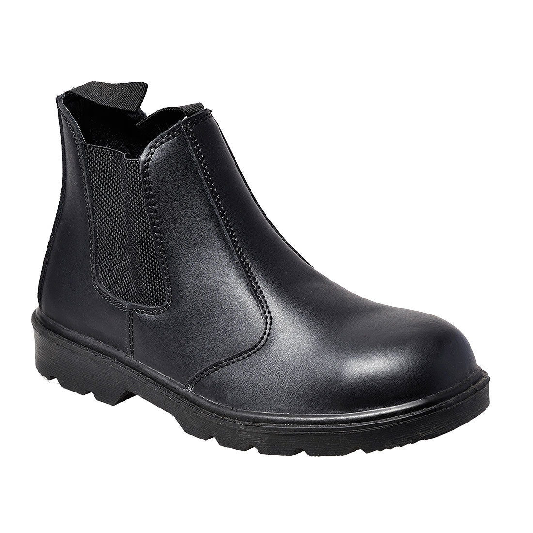 FW51 Steel Leather Dealer Boot S1P FO SR - Black