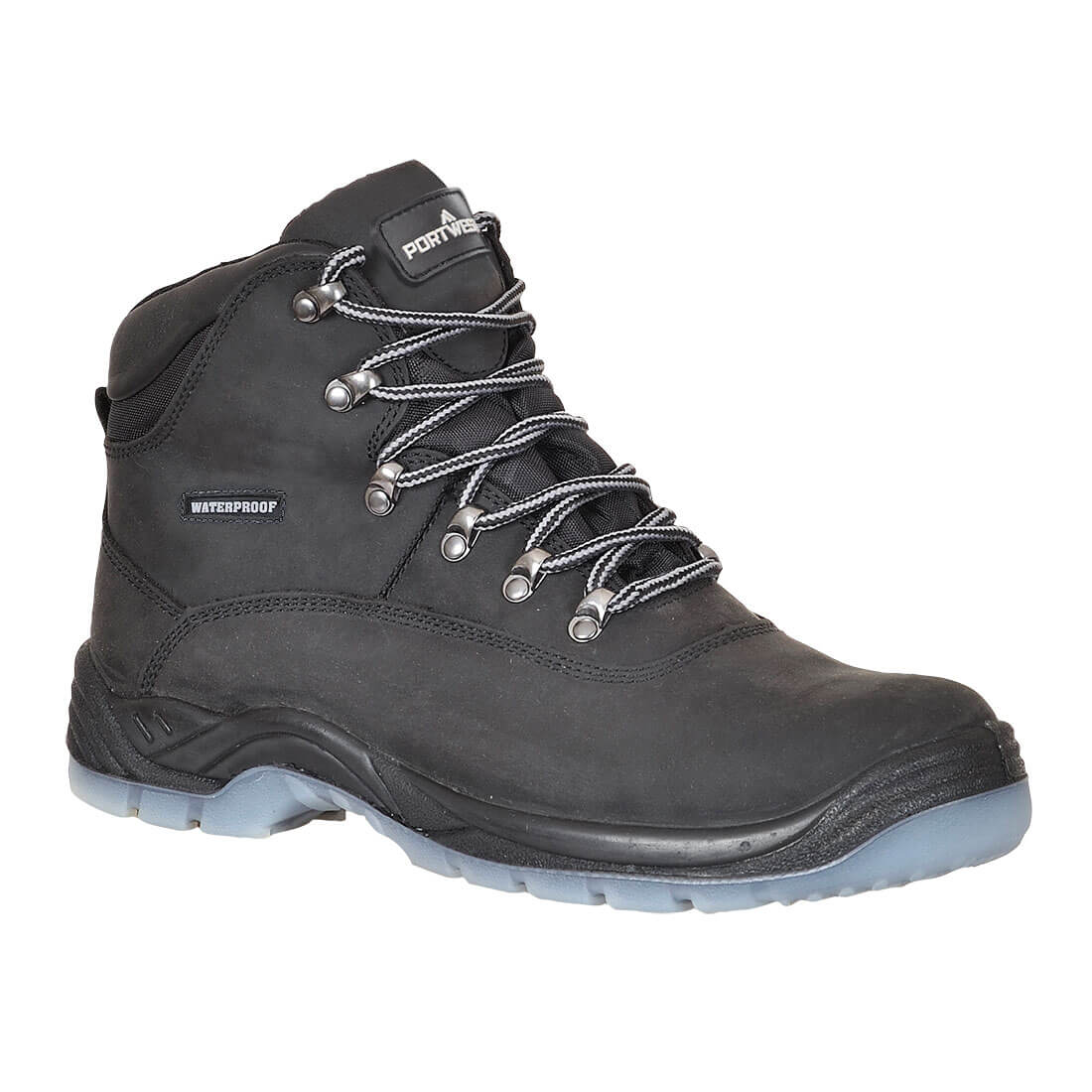 FW57 Steel Leather Ankle Boot S7 FO SR - Black