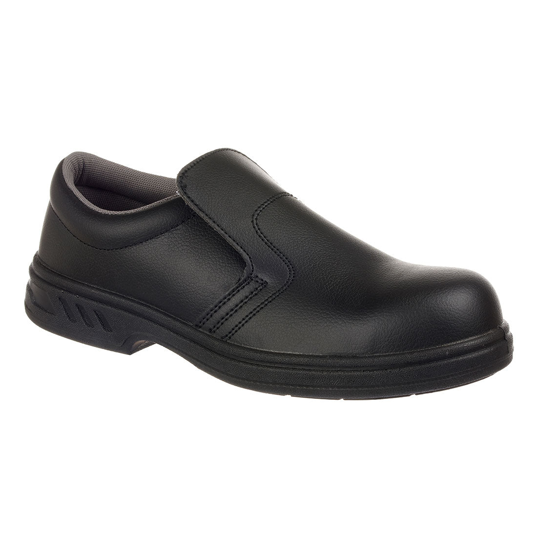 FW81 Steel Microfibre Slip on Shoe S2 FO SR - Black