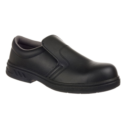 FW81 Steel Microfibre Slip on Shoe S2 FO SR - Black