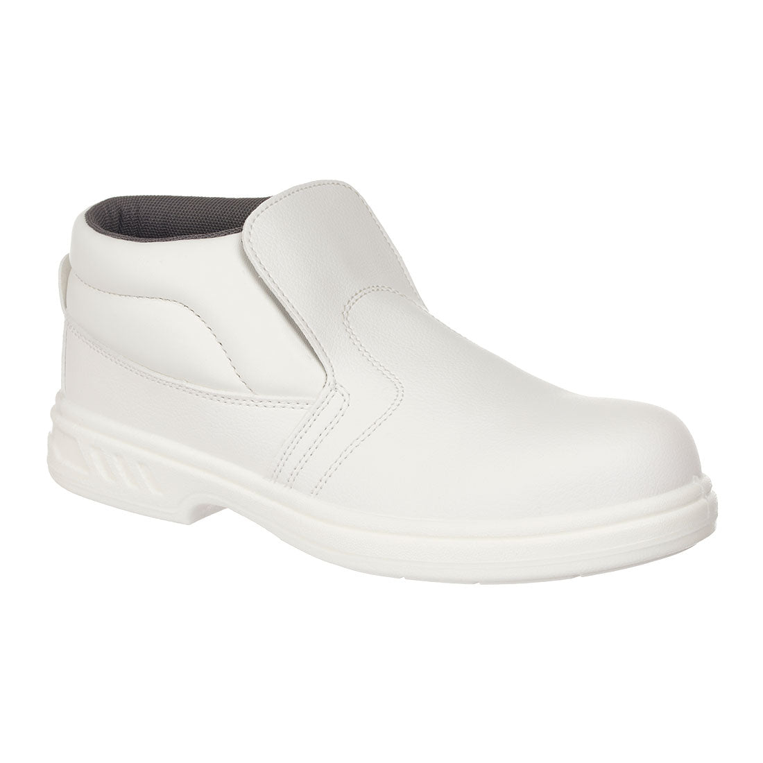 FW83 Steel Microfibre Slip On Boot S2 FO SR - White