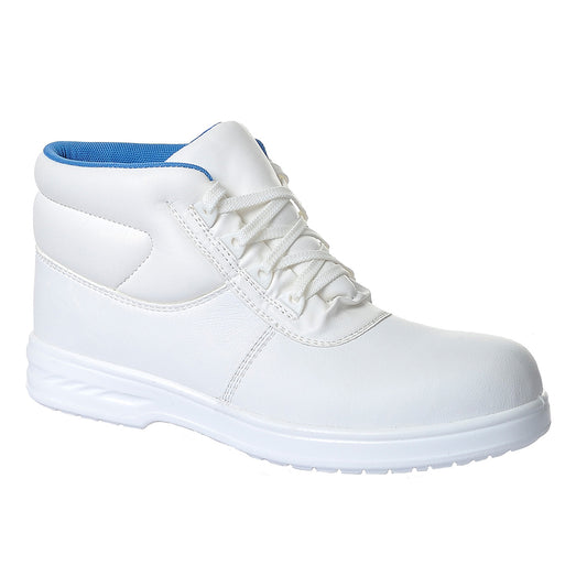 FW88 Steel Microfibre Mid Boot S2 FO SR - White