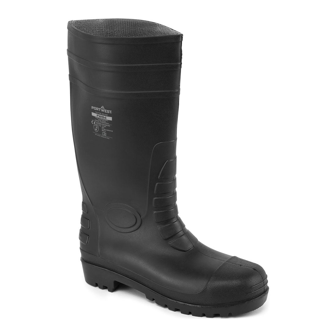 FW94 Steel PVC Classic Wellington S4 FO CI - Black