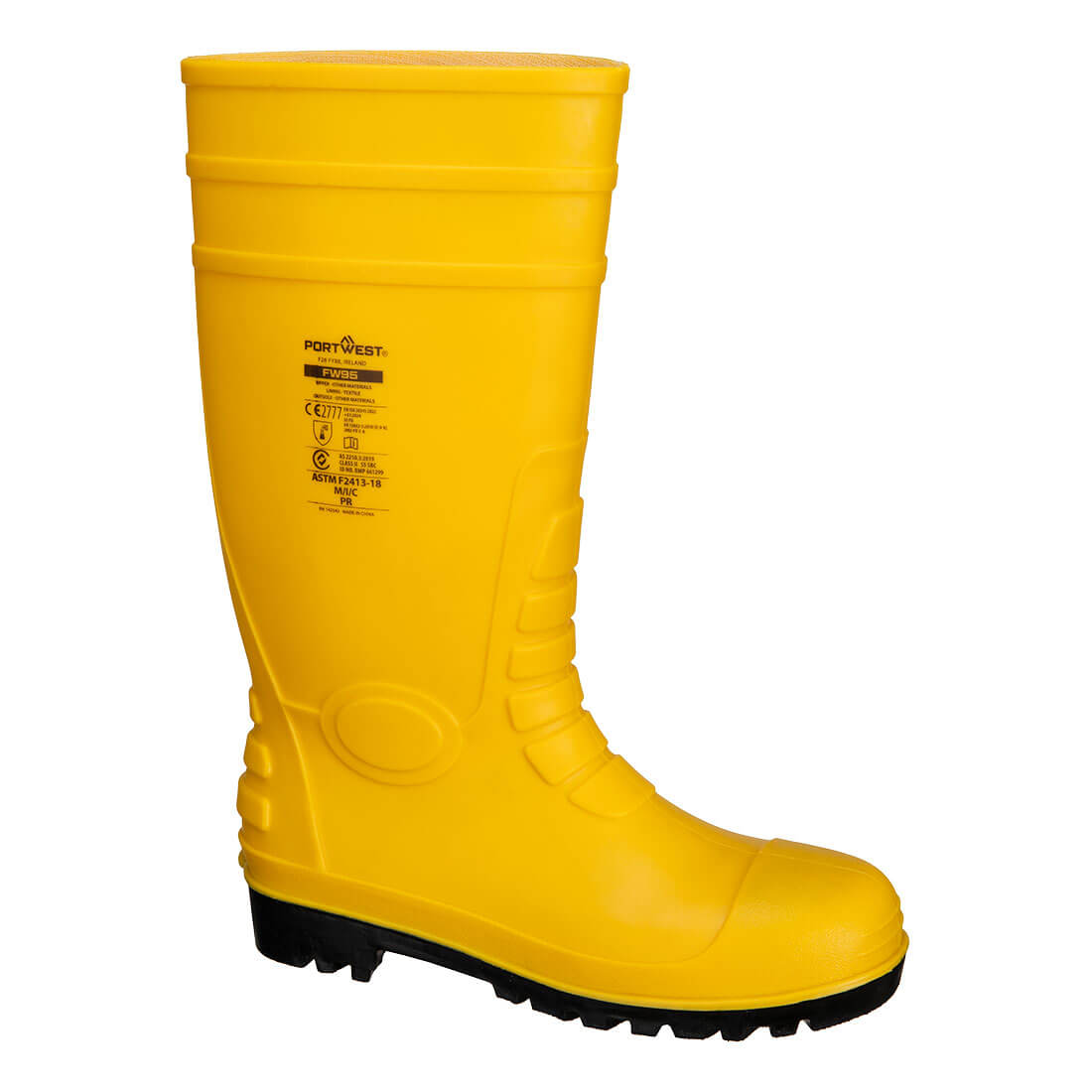 FW95 Steel PVC Wellington S5 FO CI - Yellow