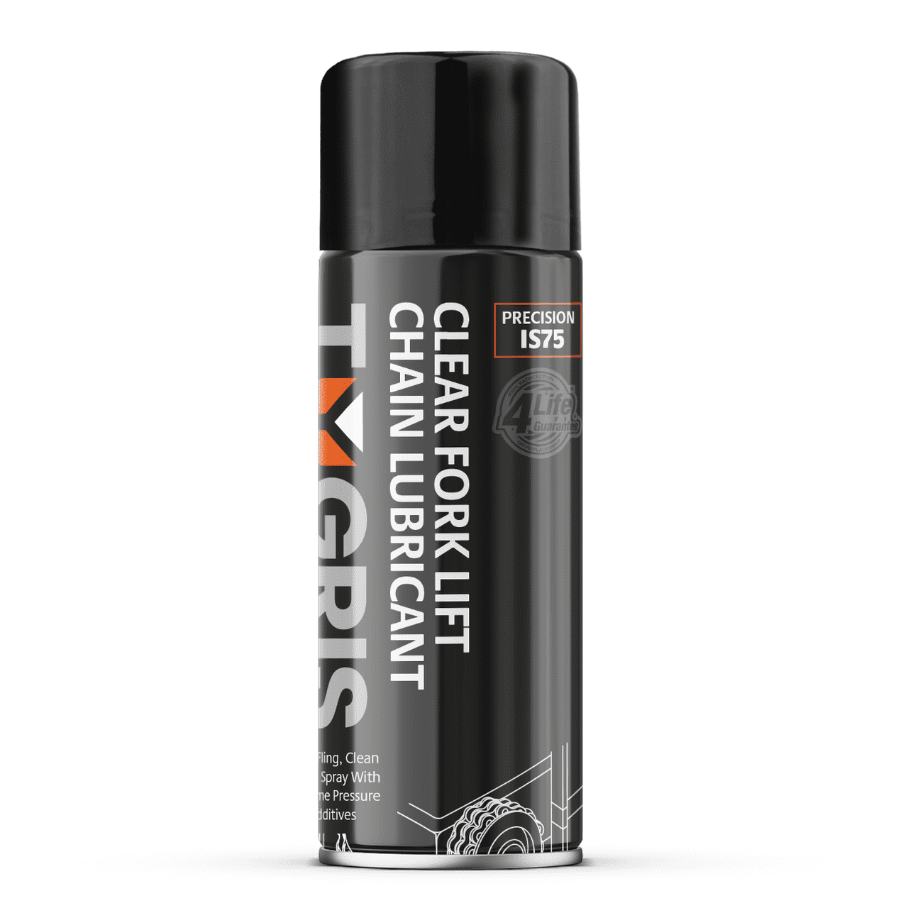 IS75 Clear Forklift Chain Lubricant - Size 400 ml / Sold in packs of 12