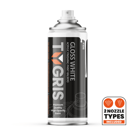 P306 Gloss White (RAL 9010) Paint 400ml
